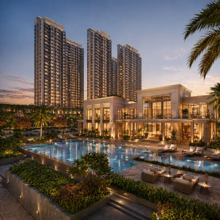 Residential at The Prestige Place clubhouse visual