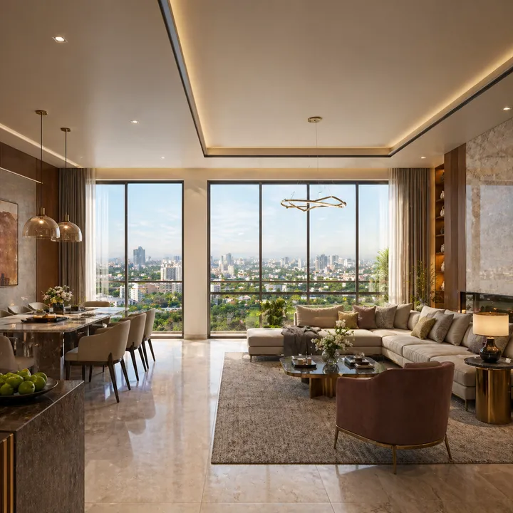 Residential at The Prestige Place living room visual