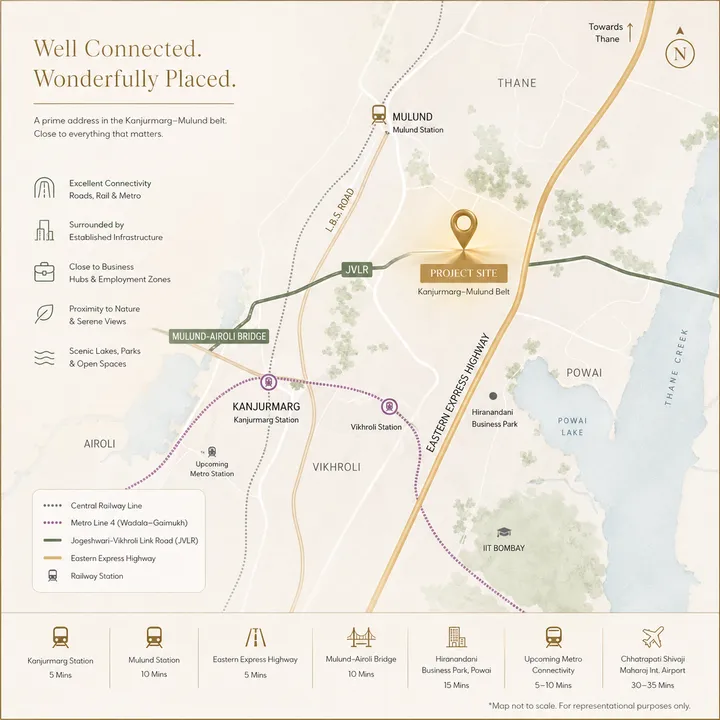 Residential at The Prestige Place location map